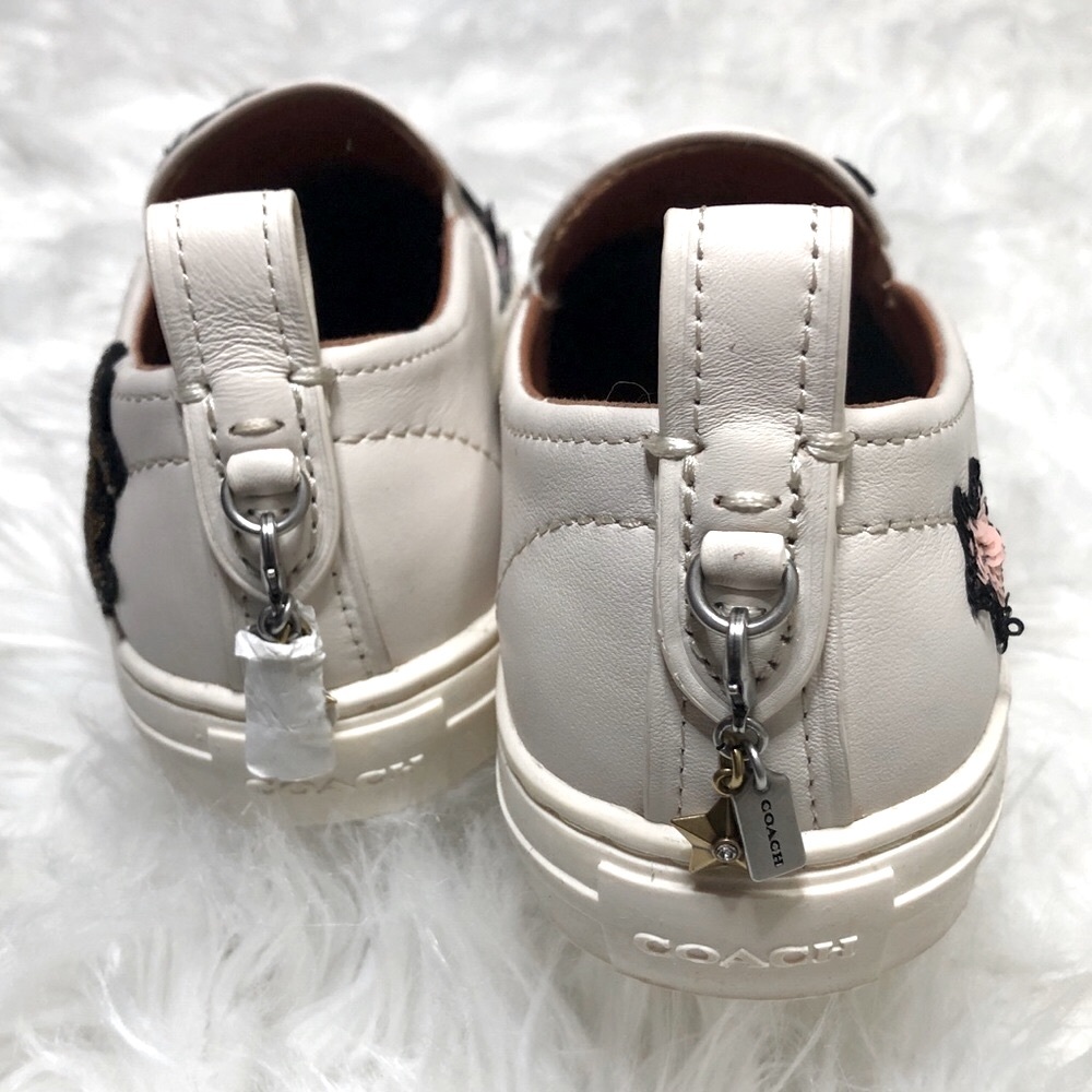 πNEW!!! Coach Sequin Star Beaded Loafer Slip On - Picture 7 of 8